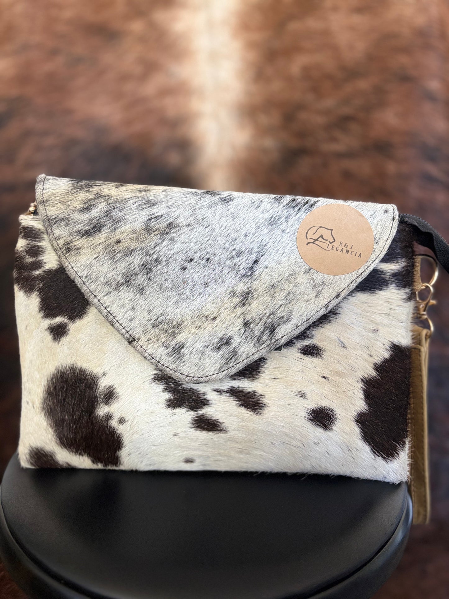 Cowhide Leather Crossbody Bag