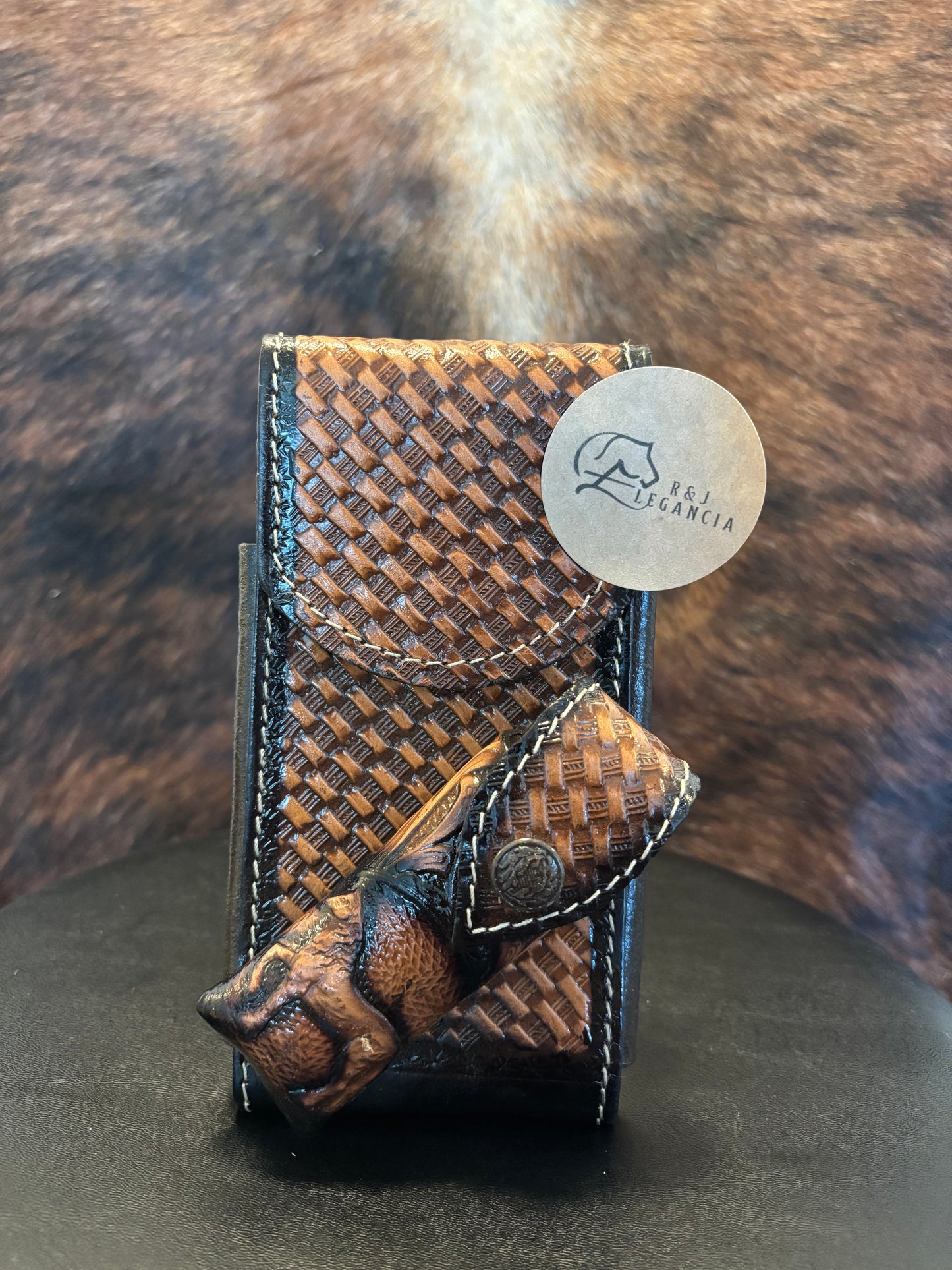 Funda de celular y navajero