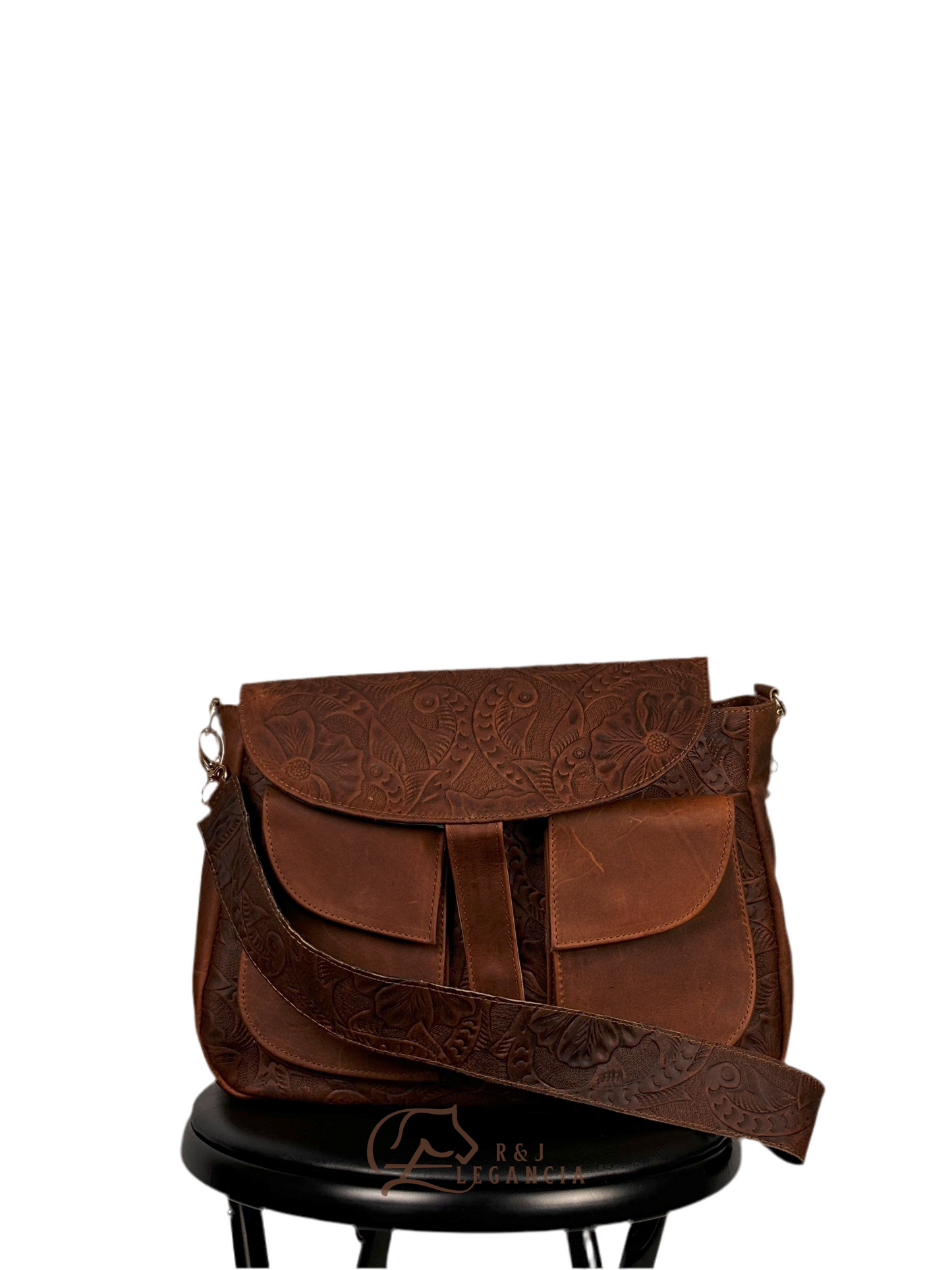 Tan Leather Shoulder Bag