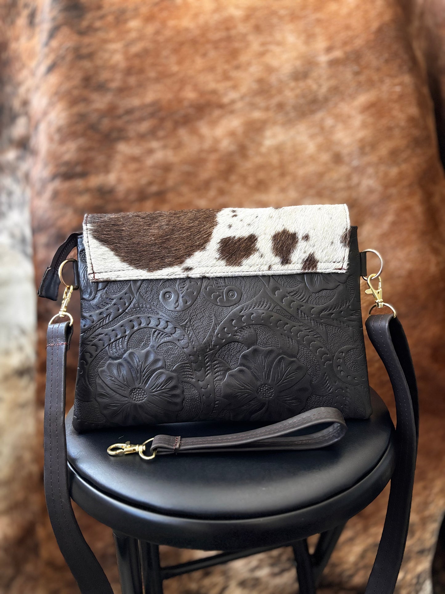 Cowhide Leather Crossbody