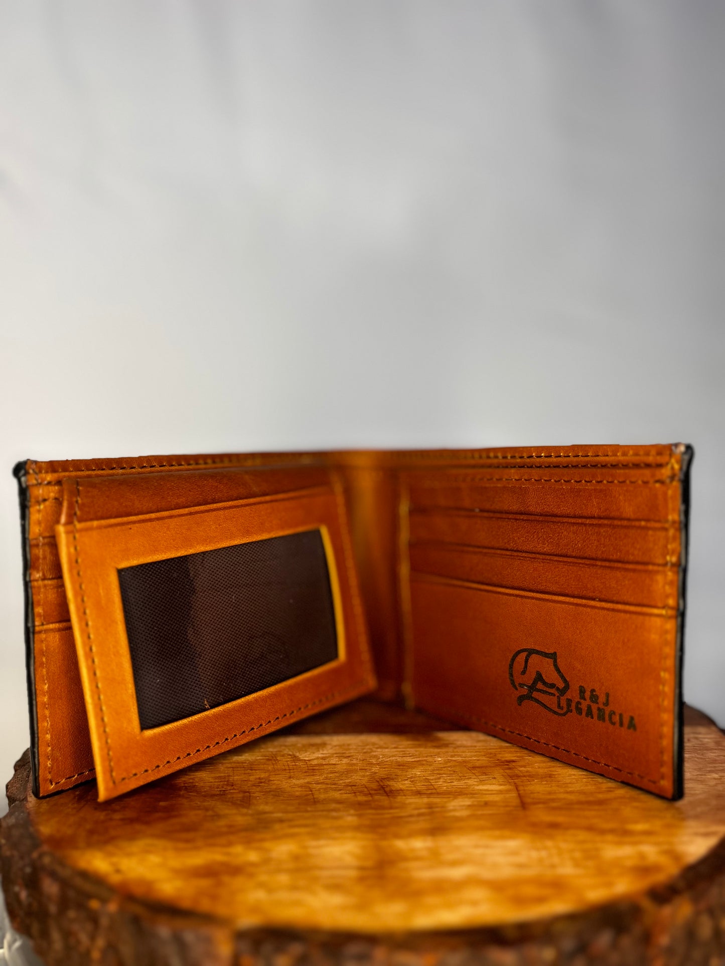 Ostrich Black Wallet